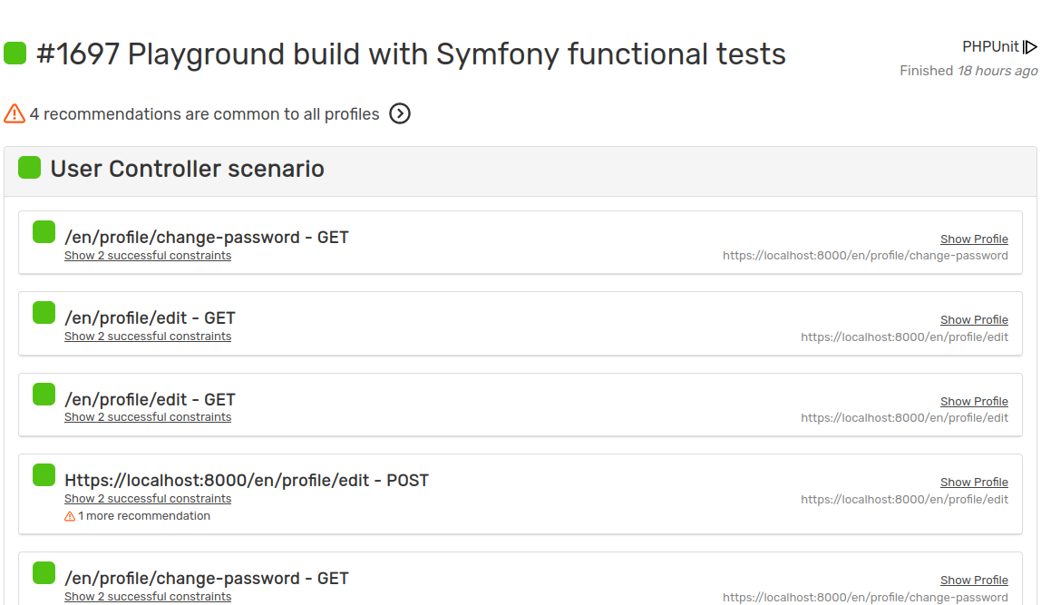 Support for Symfony Functional Tests