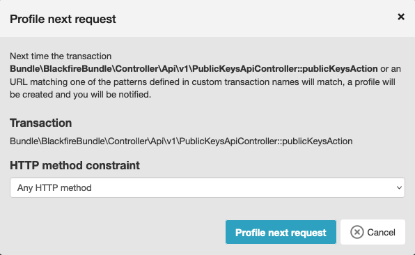 Profile Next Request