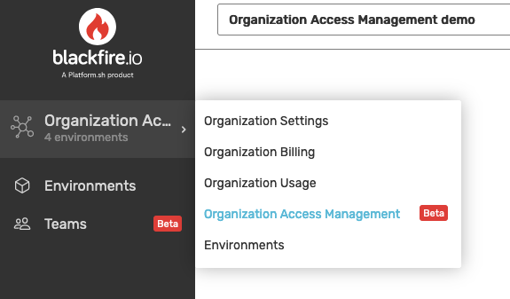Blackfire’s new Access Management feature has arrived